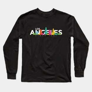 Los Angeles Skyline Long Sleeve T-Shirt